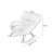 Simple leisure light luxury eggshell rocking chair