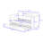 Tyrome Twin Size Velvet Upholstered Daybed With Twin Size Trundle-184101109