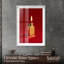 Décoration murale Ruby Flame II Shadowbox Print Glam par Notoriart, cadre blanc, 37 x 55-1552629026-1552629028