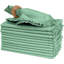 Serviettes de table en coton turquoise, ensemble de 12, 45,7 x 45,7 cm