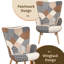 Ladrick Upholstered Accent Chair with Ottoman