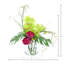 Tropical Arrangement with Orchids and Peonies