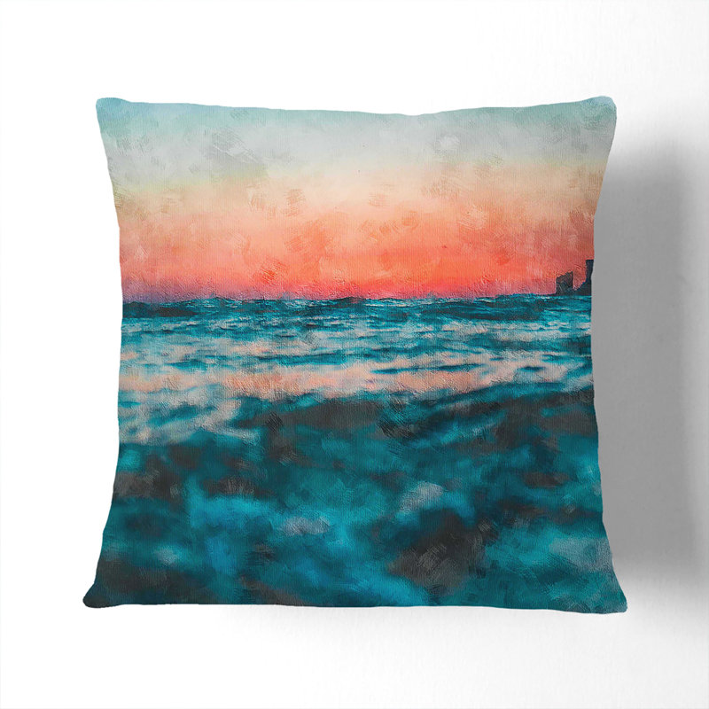 Square Cushion, 40cm H x 40cm W x 15cm D, Black