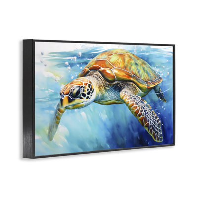 «Graceful Swimmer», estampe numérique par LSR Creative Studio