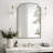 Fan-Shaped Wrought Iron Framed Decorative Mirror-664117793-664117795