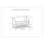 Banc de rangement pour hall d'entrée avec tablette Connaught-663424658