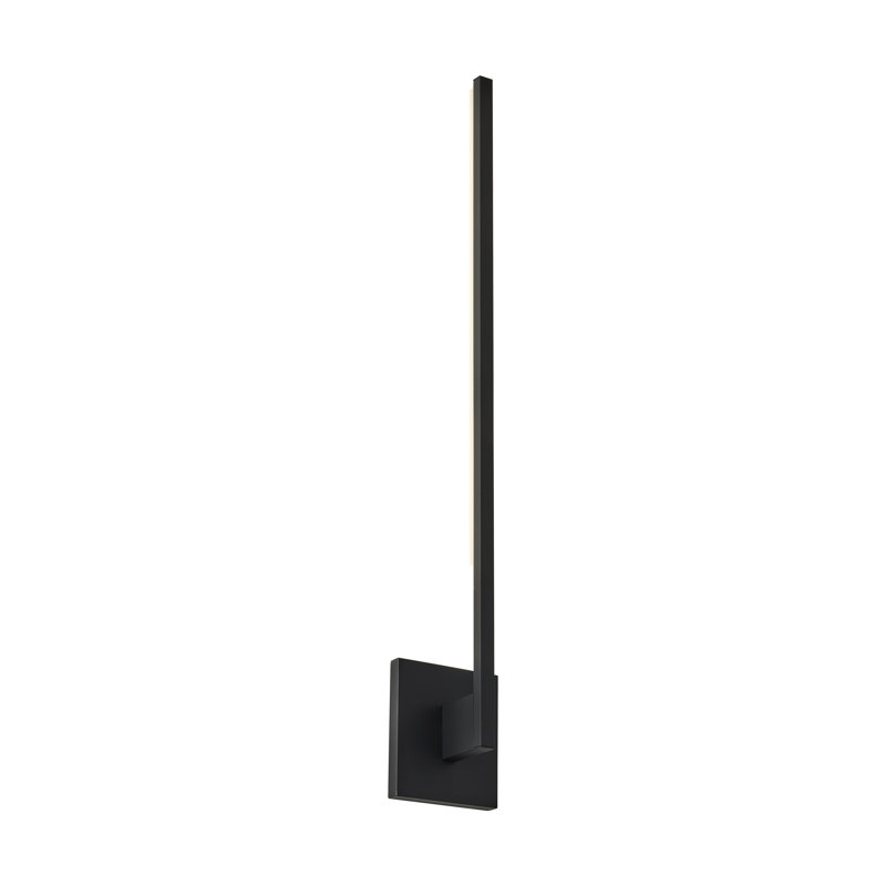 Klee 1 - Light LED Armed Sconce, Nightshade Black