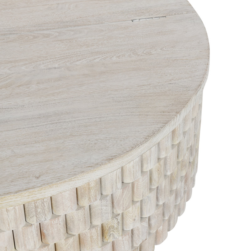 Norwood 40" Round Coffee Table, White