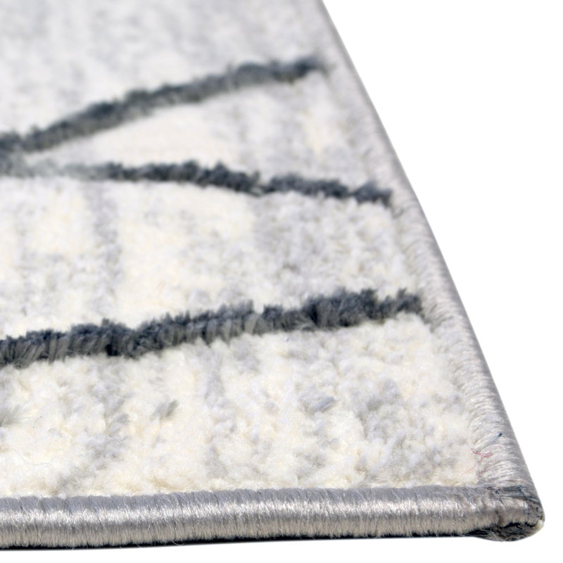 Nuangola Geometric Indoor Rug, Runner 3' x 10'