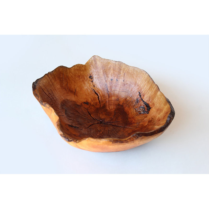 Bol décoratif en bois de pomme