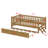 Platform Bed With Guardrail And Trundle-1595117866