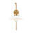 Cordeline Tammy Dimmable Steel Bowl Arm Sconce-73896140-73896143