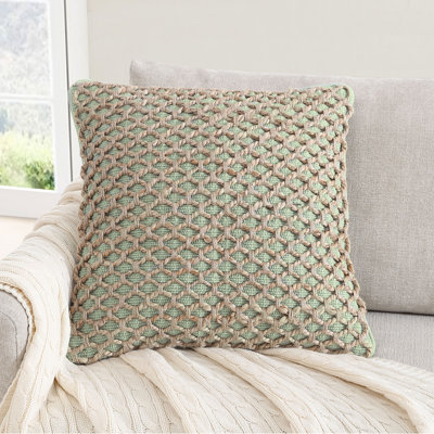 Ablo Textured Cotton Throw Pillow