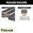 80'' 5-IN-1 Design Colour Solid Pine Wood Unassembled Door Only-91077916-91077904