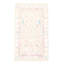 Tapis unique en laine noué à la main rose / blanc 3 pi 1 po x 5 pi 2 po New Age Breion