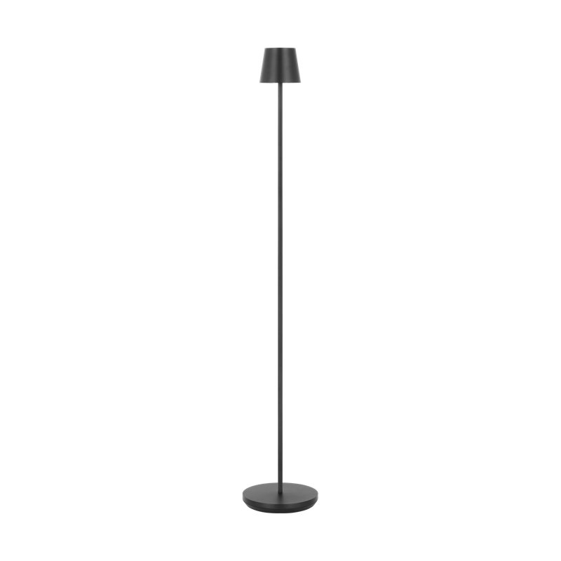 Nevis Medium Rechargeable Floor Lamp, Black