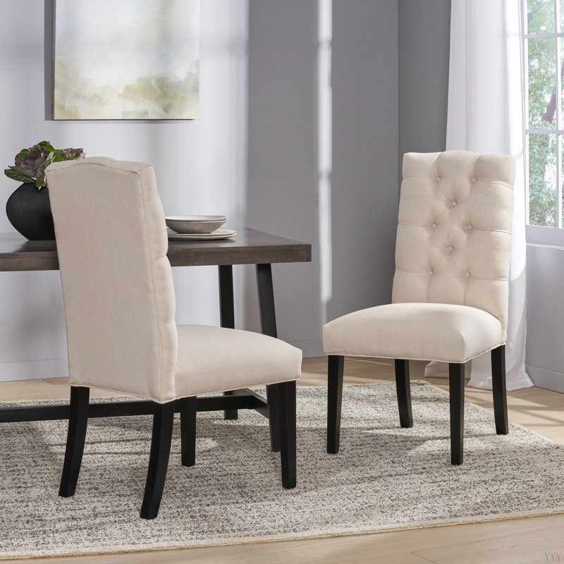 Chaise d'appoint capitonnée Patryck