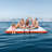10 x 10FT Inflatable Dock Platform with Portable Carrying Bag & Detachable Ladder