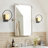 Yubal 1-Light Unique Design Dimmable Glass Shade UL Listed Wall Sconces
