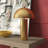 York 15" Tall Mini Lamp with Metal Shade-802642816