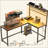 L Shaped Gaming Desk With Power Outlets, LED Lights, Monitor Stand, And CPU Shelf | Gift Idea-1948746827