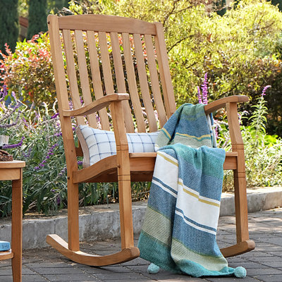 Adina Teak Outdoor Rocking Chair