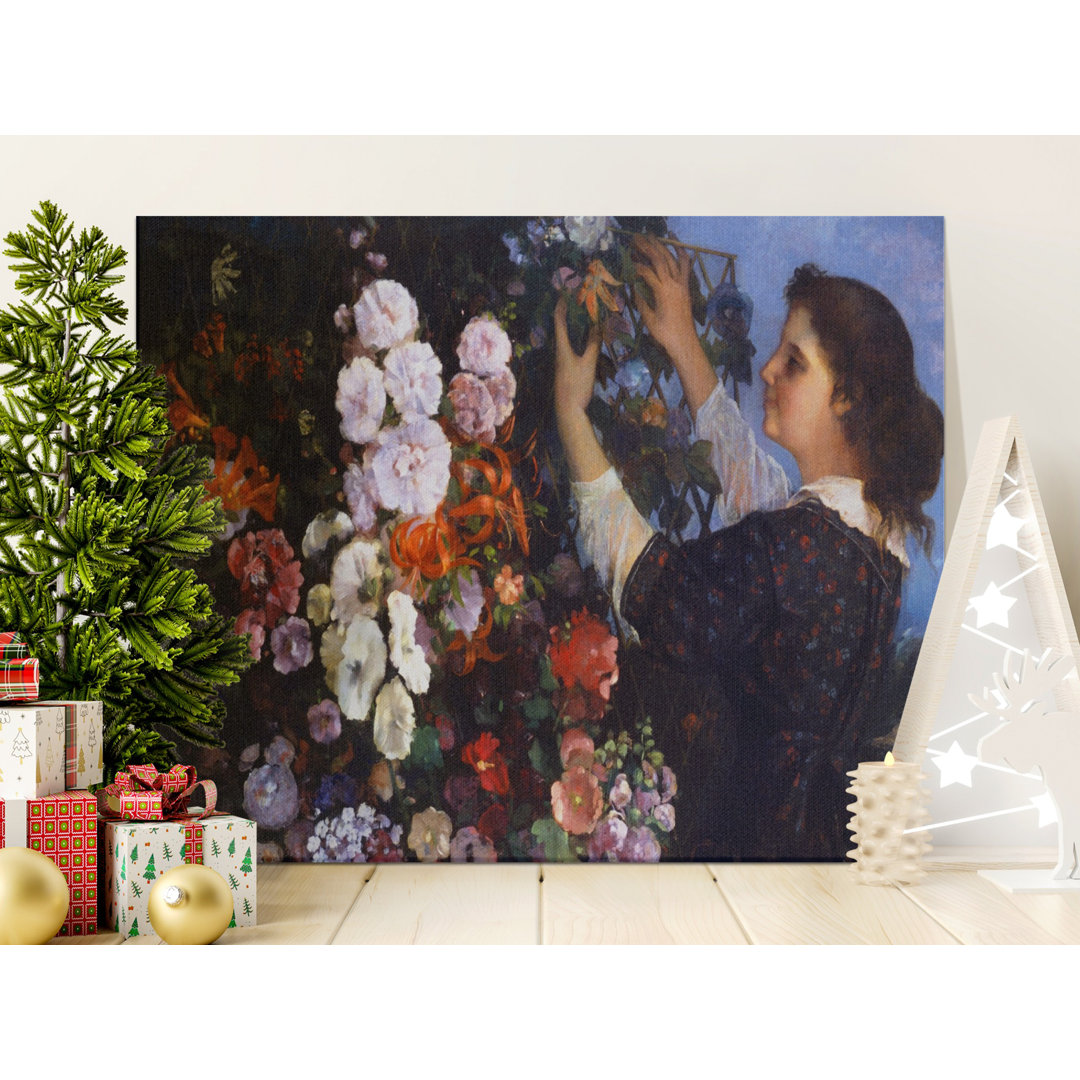 Impressionist Floral Garden Canvas Print