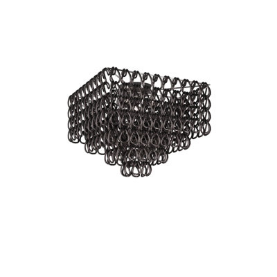 Minigiogali Ceiling Lamp 65Q White Glossy Chrome E26 Ul