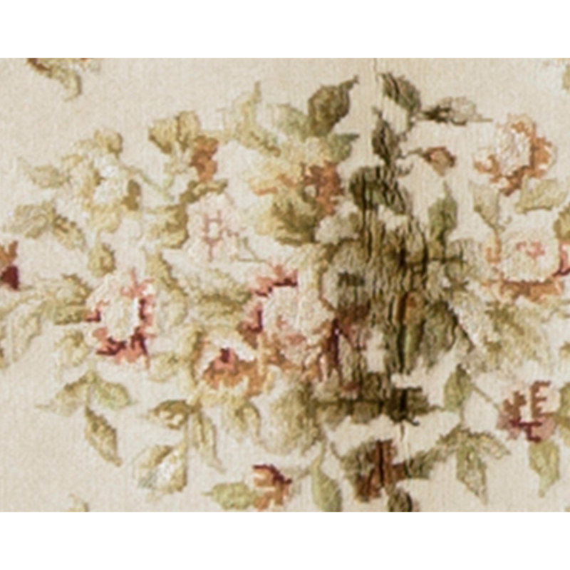 Handmade Silk and Wool Area Rug