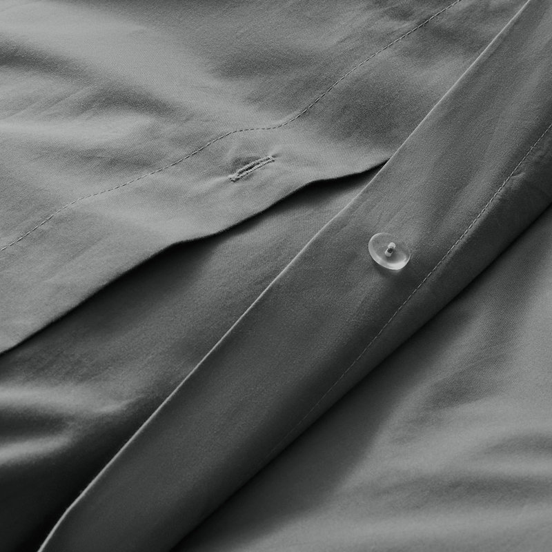 Duvet Cover, Charcoal, King Duvet Cover + 2 King Shams