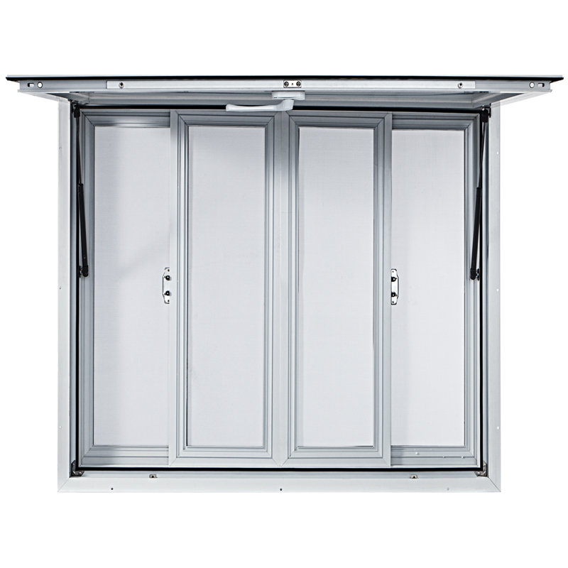 Auvent pour porte / fenêtre rétractable VEVOR D, H 36 po x l 36 po x P 4 po