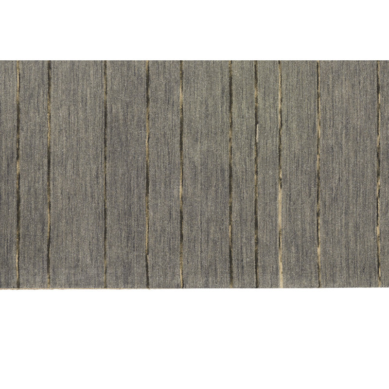 Solid Colour Hand Woven Area Rug, Rectangle 63 x 87cm