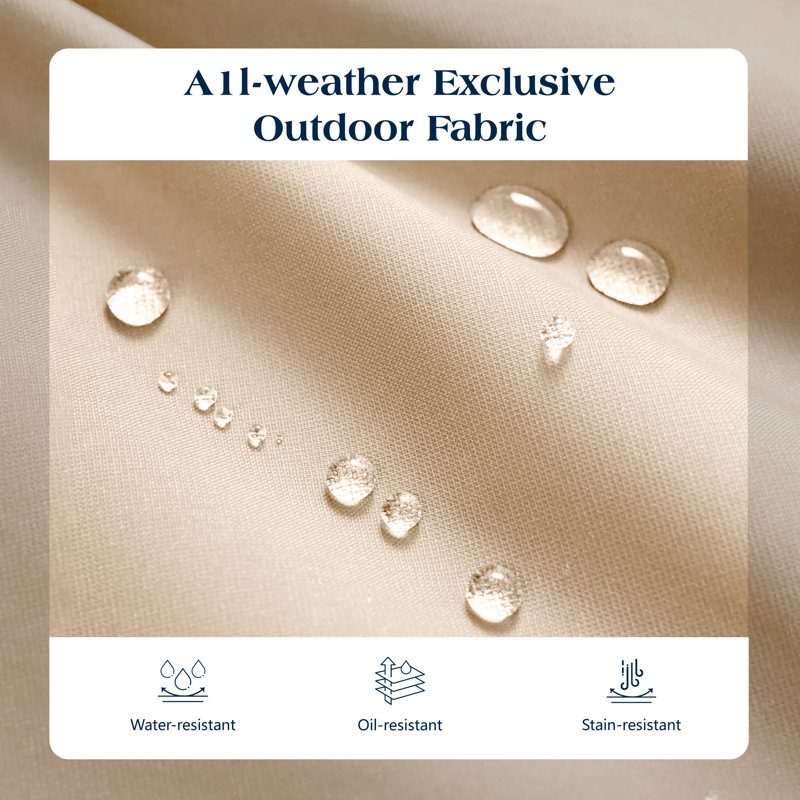 Outdoor Patio Dining Armchair with Cushion