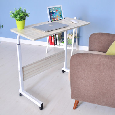 35.4'' H Laptop/Tablet Storage Cart with Wheels