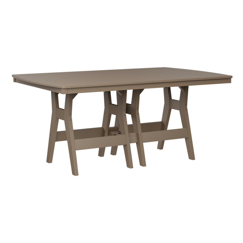 Berlin Gardens Harbor 72″ Rectangular Dining Table, Weatherwood