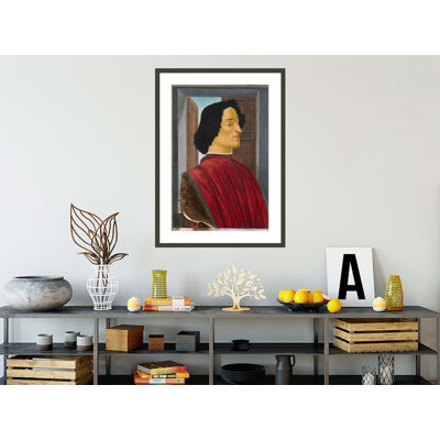 «Giuliano de 'Medici» par Sandro Botticelli, impression giclée encadrée