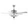 52" Engebretson 5 - Blade Crystal Ceiling Fan with Remote Control and Light Kit Included
