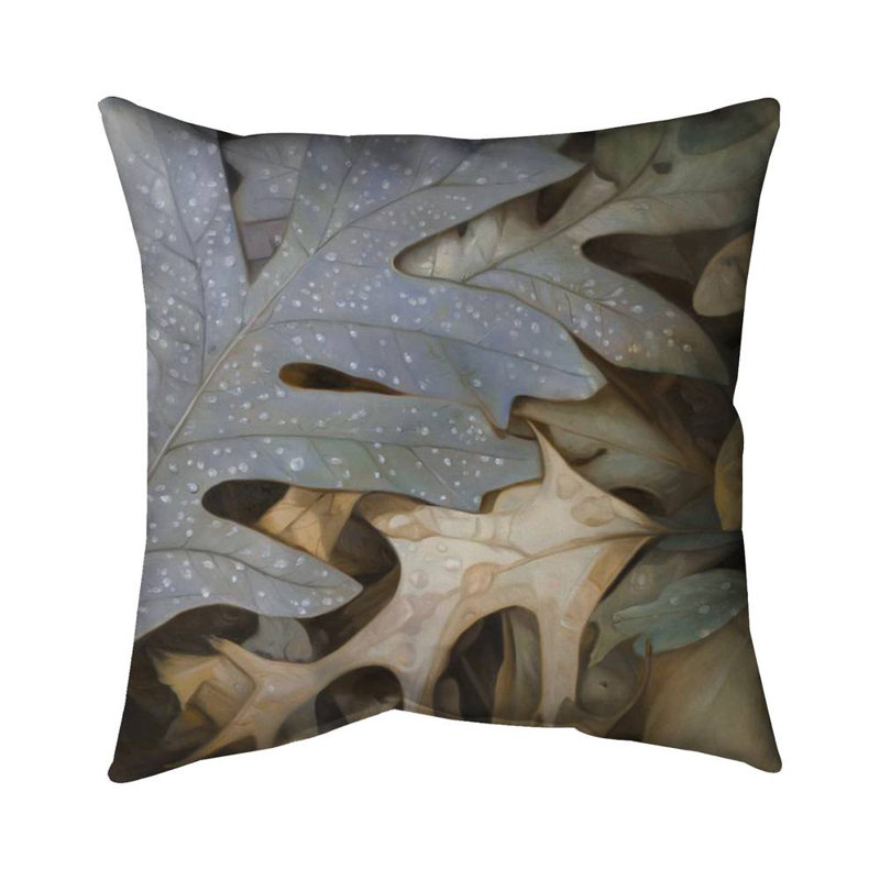 Autumn Leaves Man Cave Yellow Poly Twill Throw - Home Decor