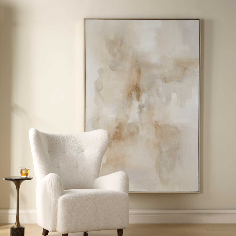 Uttermost Remedy Hand Painted Modern Canvas