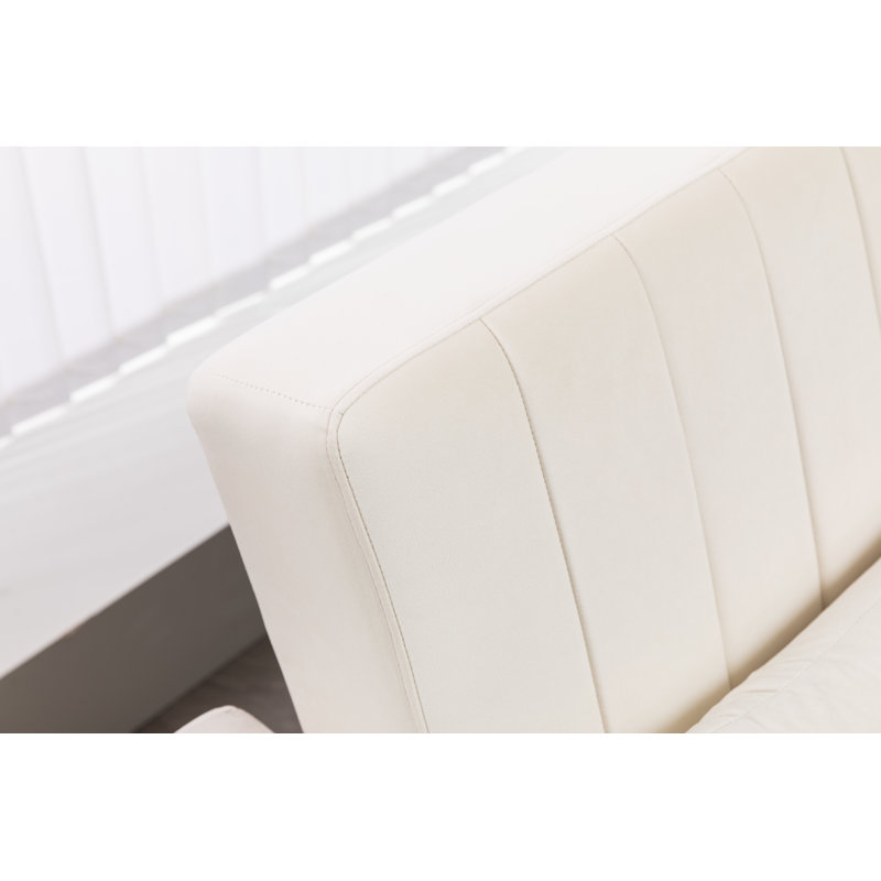 Kusilvak 58'' Velvet Sofa, Beige
