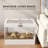 Pet Cage with Openable Top & Lock, Hut,  Accessories