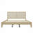 Solid Wood Platform Bed With Rattan-668137930