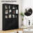 70.9'' H Book Cabinet Storage Bookcase Set-948953850