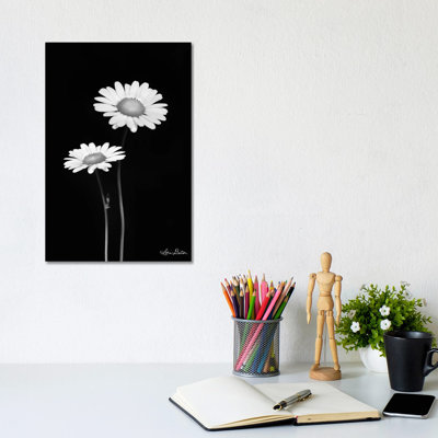 Pair Of Daisies by Lori Deiter - Wrapped Canvas Print