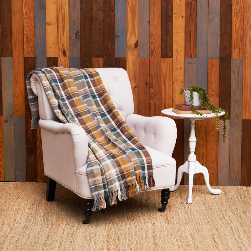 Aspen Plaid Throw Blanket