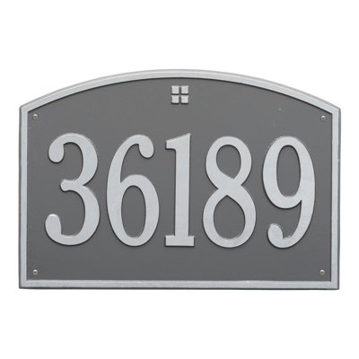 Cape Charles 1-Line Wall Address Plaque