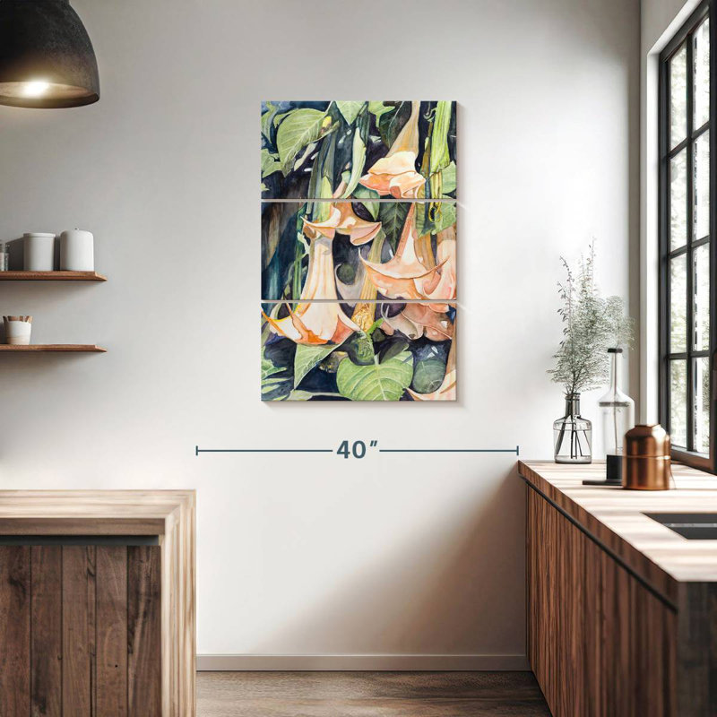 Harnek Angel Trumpets, 38" H x 24" W