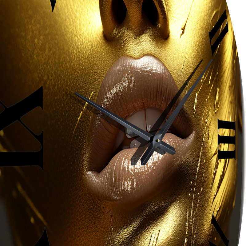 Horloge murale Golden Face, Grand