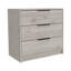 Commode 3 tiroirs avec plateau supérieur, rangement spacieux et assemblage facile pour les chambres à coucher modernes-842793444