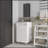 Saratoga Bathroom Cabinet With  2 Doors, White